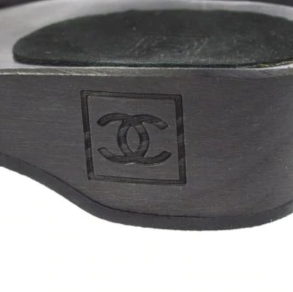 Chanel Black Slides size 37 - Picture 4 of 15